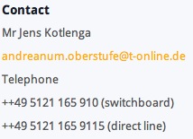 Contact